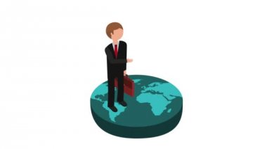küresel iş animasyon