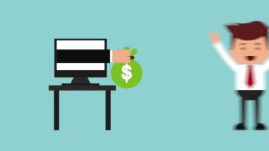 iş online animasyon