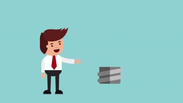 Concept d'entreprise Animation — Video