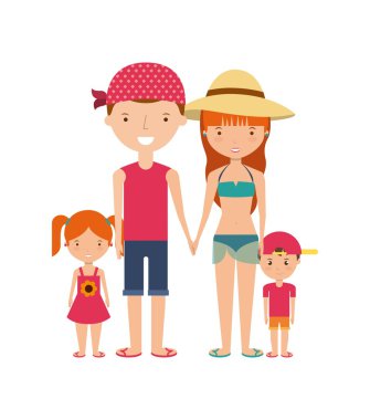 Aile yaz tatil tasarımı