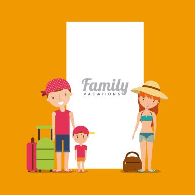 Aile yaz tatil tasarımı