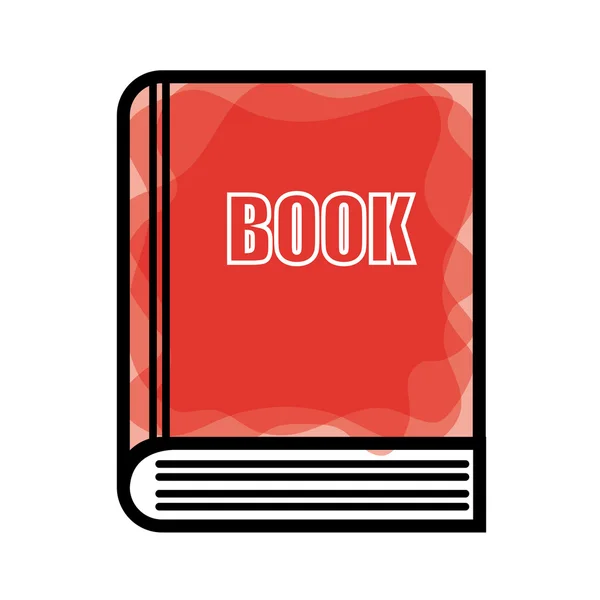 Olvasó a könyv design — Stock Vector