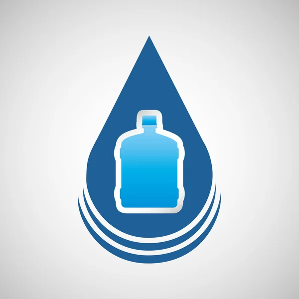 Дизайн значка водных ресурсов — стоковый вектор