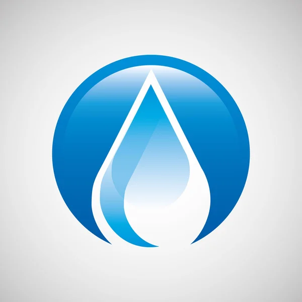 Water resource icon design — Stock Vector