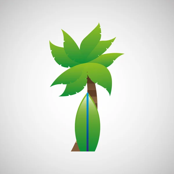 Pláž dovolená ikony designu — Stockový vektor