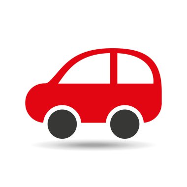 Araba izole konsept tasarımı