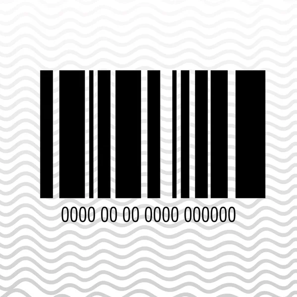 Diseño del código de identificación del producto — Vector de stock