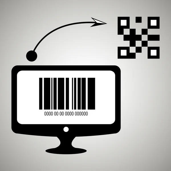 Progettazione del codice identificativo del prodotto — Vettoriale Stock