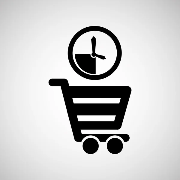 Carrito de compras diseño — Archivo Imágenes Vectoriales