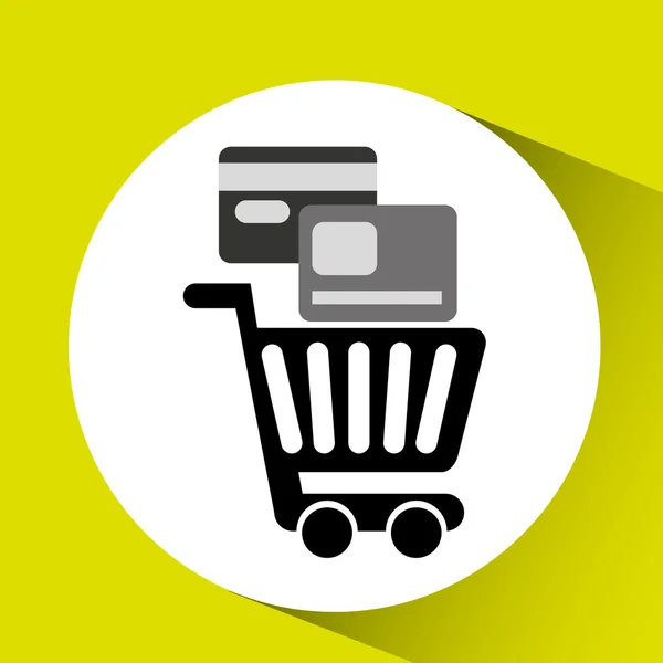 Concepção conceito de compras — Vetor de Stock