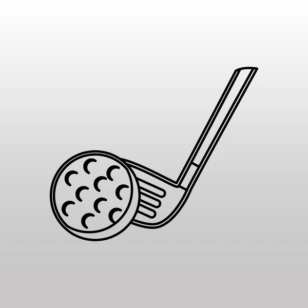 Golf sport ontwerp — Stockvector