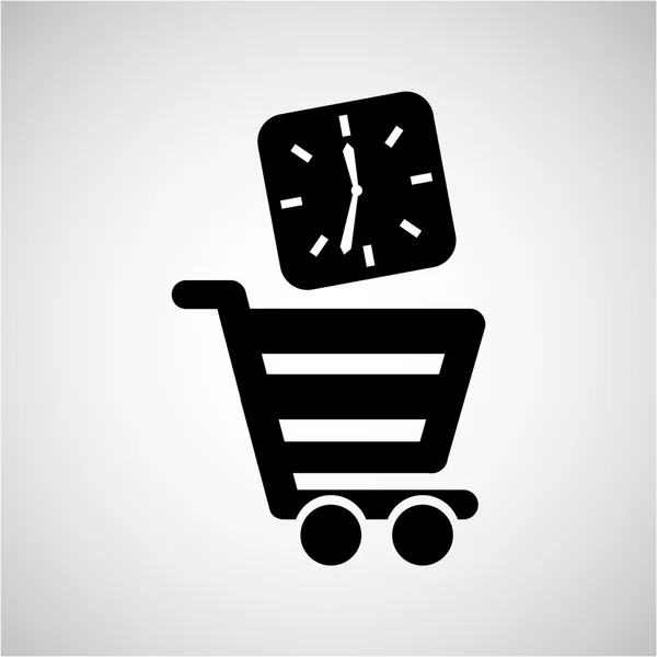 Carrito de compras diseño — Archivo Imágenes Vectoriales