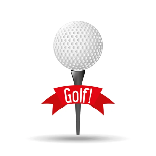 Golf sport ontwerp — Stockvector