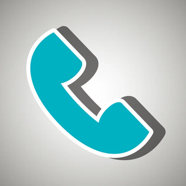 Telefoon pictogram ontwerp — Stockvector