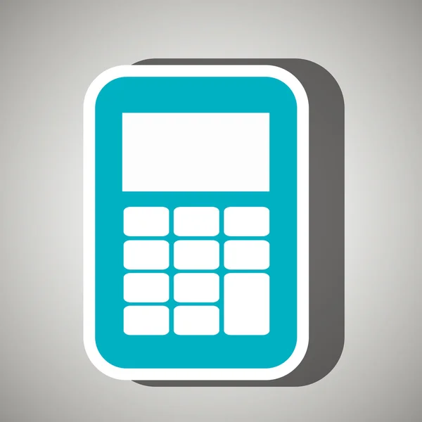 Diseño del icono de la calculadora — Archivo Imágenes Vectoriales