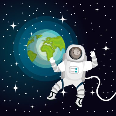 astronot güneş sistemi tasarımı