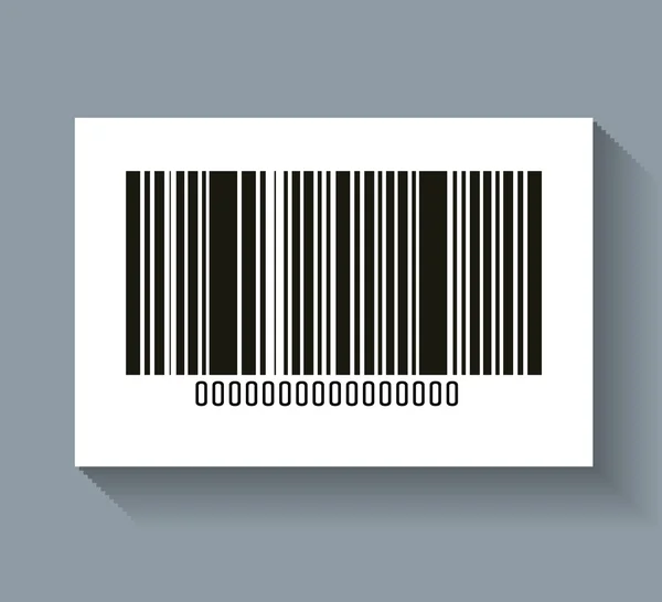 Design de código de barras — Vetor de Stock