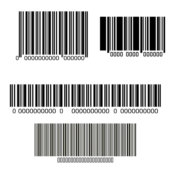 Diseño de código de barras — Vector de stock