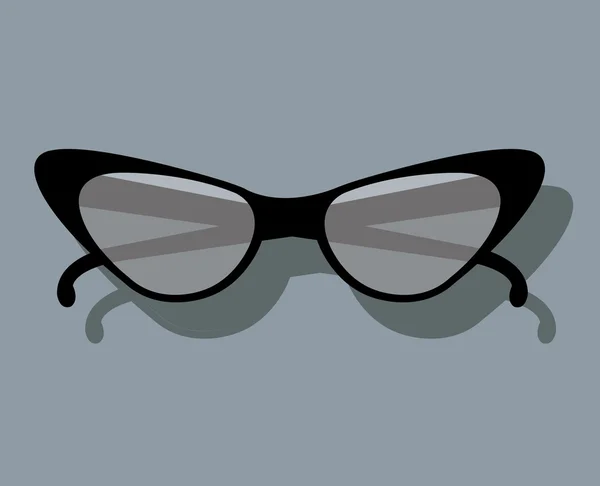 Diseño de gafas de sol femeninas — Vector de stock