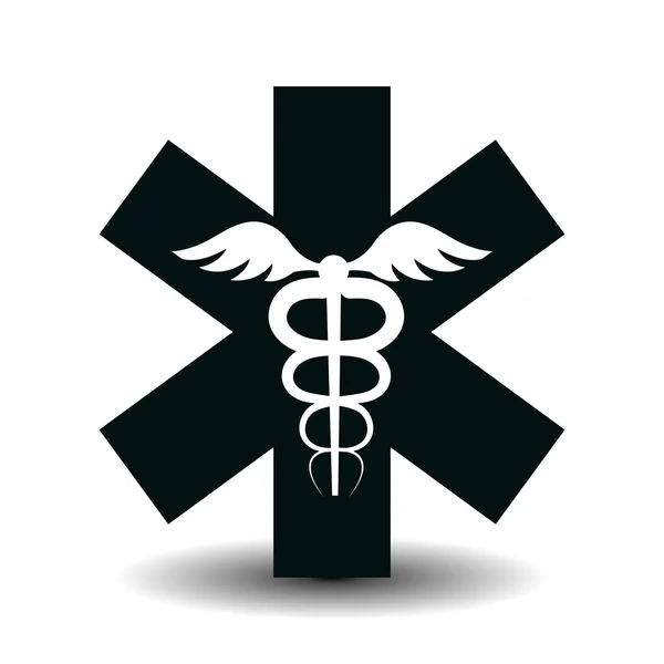 Diseño médico sanitario — Vector de stock