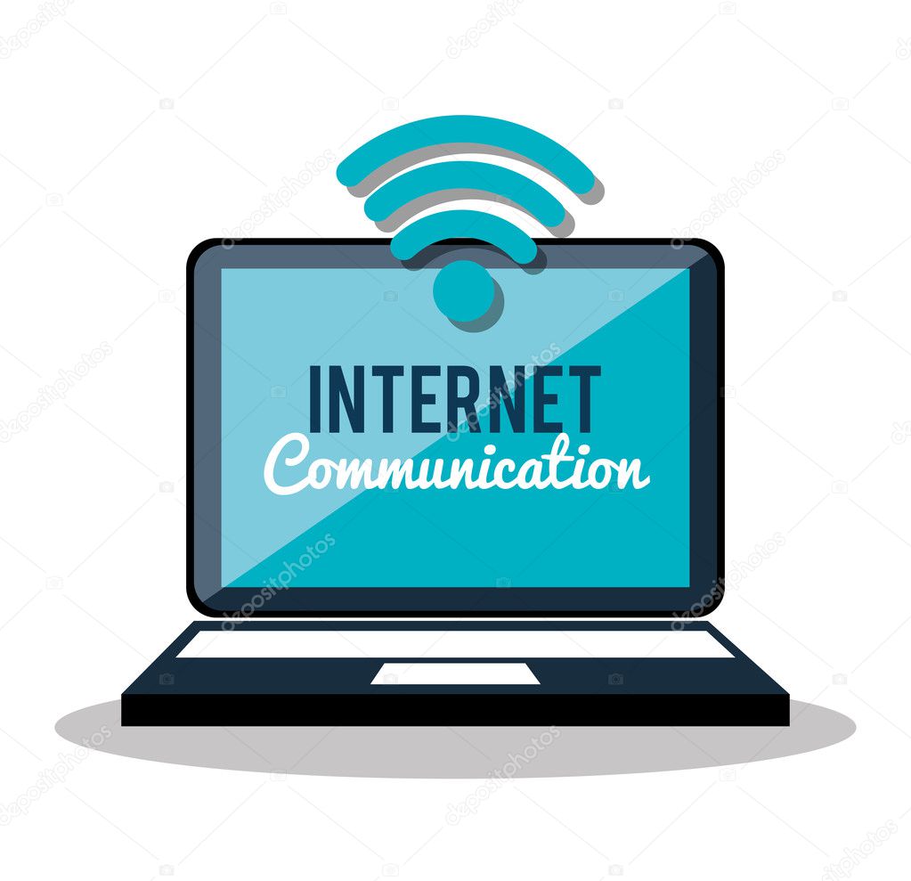 Diseño de comunicación por Internet Vector de stock #112467080 de ©yupiramos, image size:1023x989