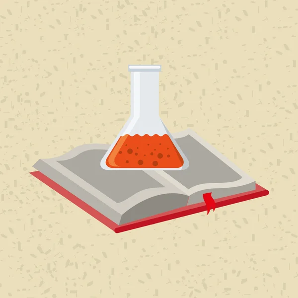 Diseño de libros científicos — Vector de stock