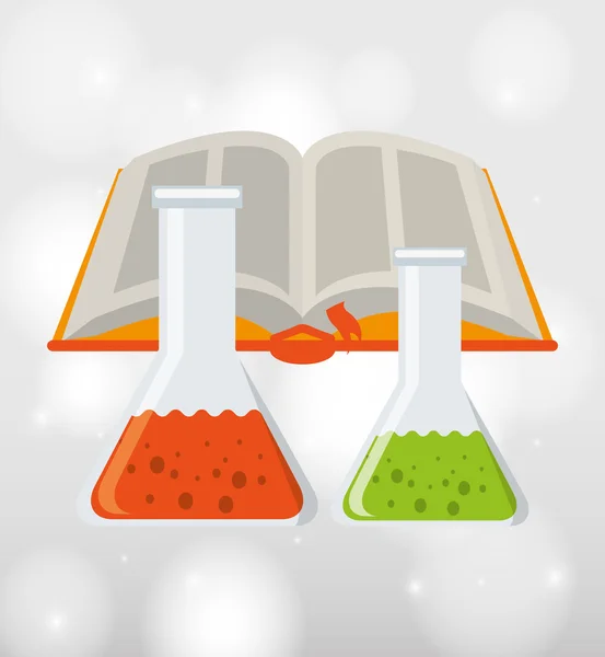 Science book design — Stock Vector
