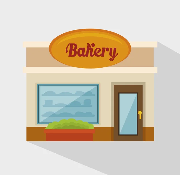 Bakery shop design — Stock Vector