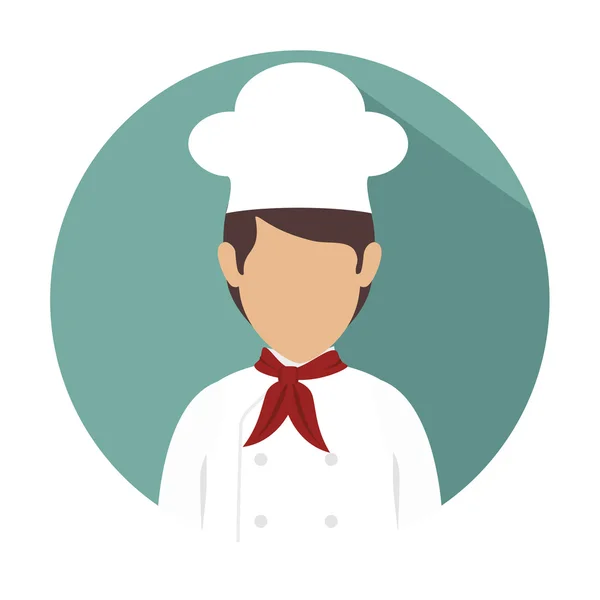 Chef cucina design — Vettoriale Stock