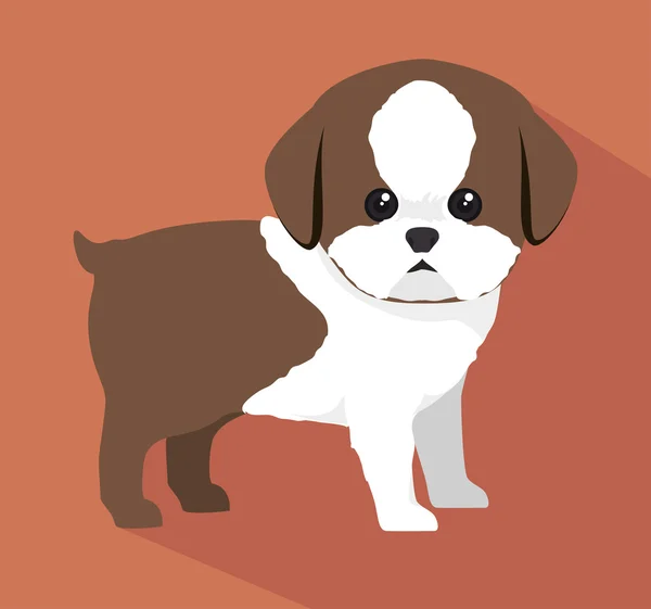 かわいい犬のデザイン — ストックベクタ