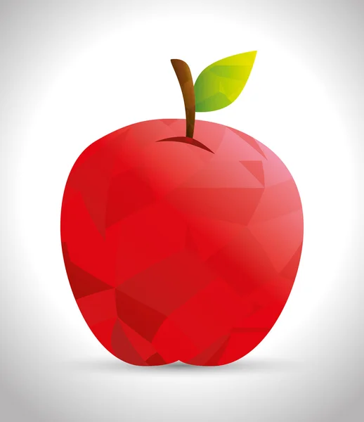 Design Apple Icon — Vettoriale Stock