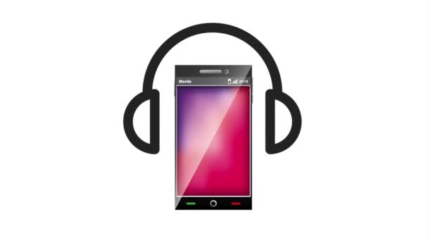 conception d'icône audio, animation vidéo 