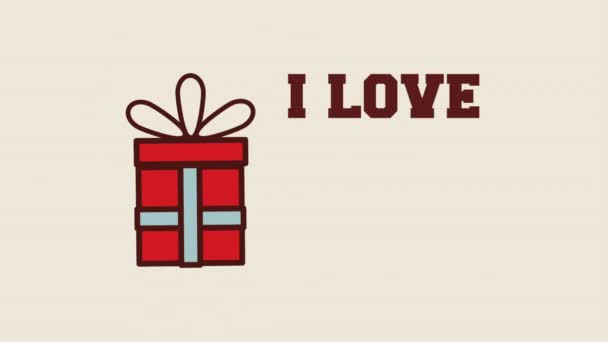 heureux conception de fête des pères, Animation vidéo 