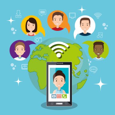 Mobil sohbet tasarım