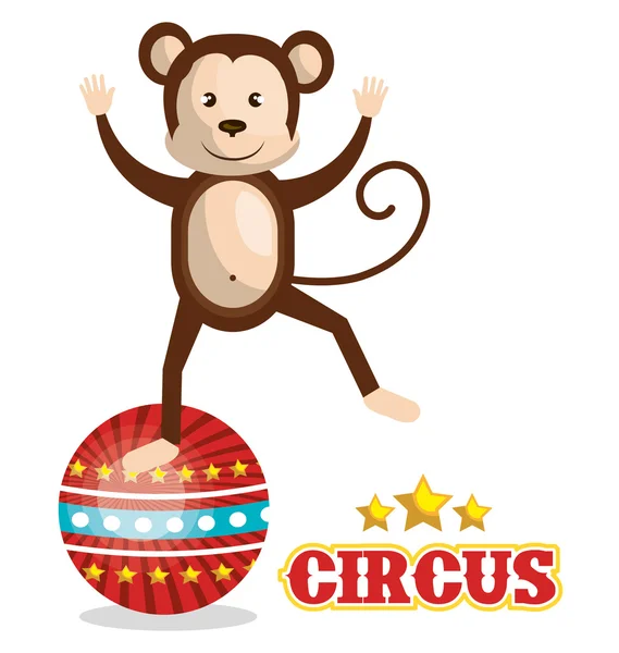 Circus Toon ontwerp — Stockvector