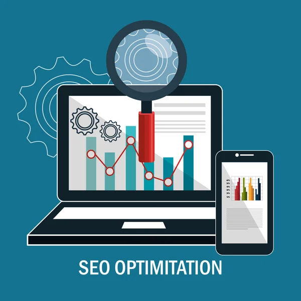 Search Engine Optimization design — Stock vektor