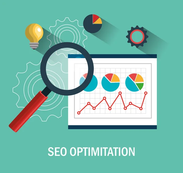 Search Engine Optimization design — Stock vektor