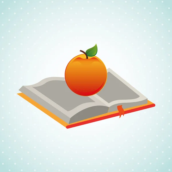 Disegno libro di frutta — Vettoriale Stock