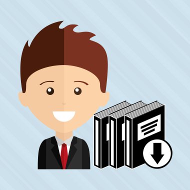 bir elektronik kitap tasarımı kullanan kişi