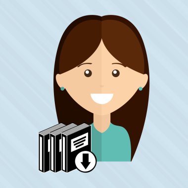 bir elektronik kitap tasarımı kullanan kişi