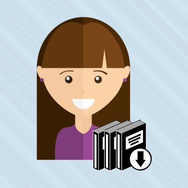 bir elektronik kitap tasarımı kullanan kişi