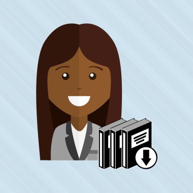 bir elektronik kitap tasarımı kullanan kişi