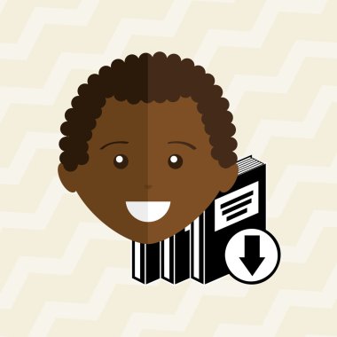 bir elektronik kitap tasarımı kullanan kişi