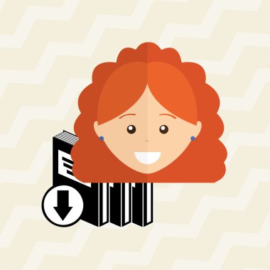 bir elektronik kitap tasarımı kullanan kişi