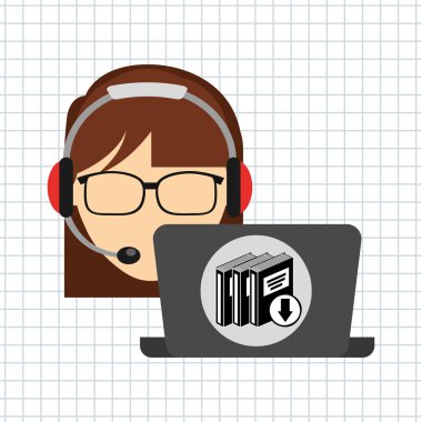 bir elektronik kitap tasarımı kullanan kişi