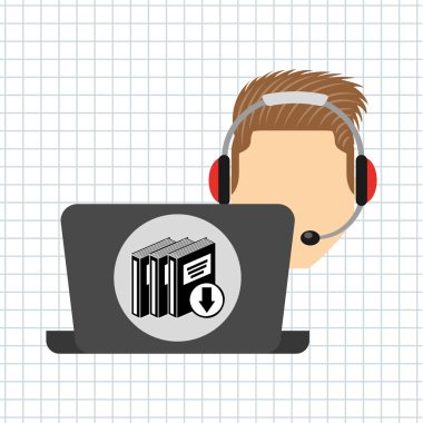 bir elektronik kitap tasarımı kullanan kişi