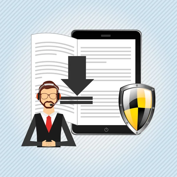 bir elektronik kitap tasarımı kullanan kişi