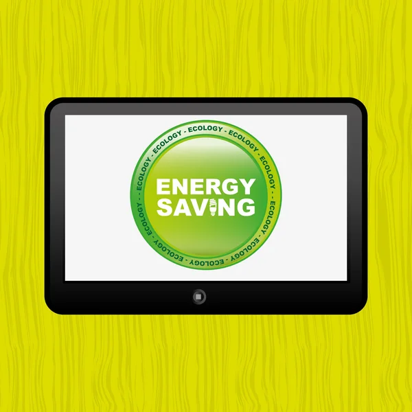 Energy saving  design — Stock Vector