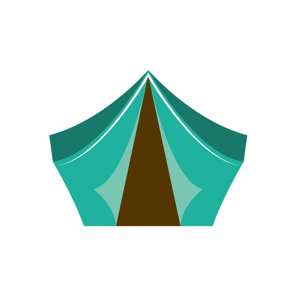Conception de tente de camp — Image vectorielle