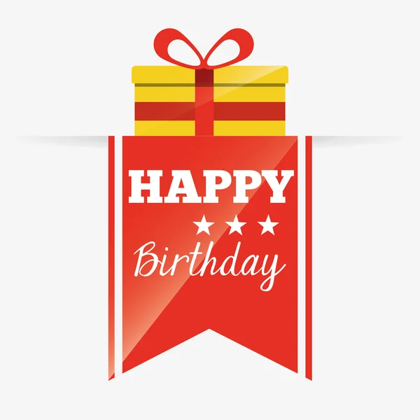 Birthday invitation design — Stock Vector